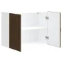 Armario de pared de cocina Lucca roble marrón de , Armarios de cocina - Ref: Foro24-853834, Precio: 75,66 €, Descuento: %