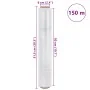 Film estirable 6 unidades transparente 20 μm 50 cm x 150 m de , Materiales de embalaje - Ref: Foro24-4104853, Precio: 59,85 €...