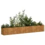 Jardinera oxidada 280x40x40 cm acero corten by , Pots and planters - Ref: Foro24-860695, Price: 149,73 €, Discount: %