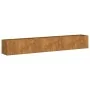 Jardinera oxidada 280x40x40 cm acero corten by , Pots and planters - Ref: Foro24-860695, Price: 149,73 €, Discount: %