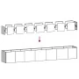 Jardinera oxidada 280x40x40 cm acero corten by , Pots and planters - Ref: Foro24-860695, Price: 149,73 €, Discount: %