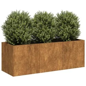 Jardinera oxidada 120x40x40 cm acero corten von , Töpfe und Pflanzgefäße - Ref: Foro24-860681, Preis: 98,12 €, Rabatt: %