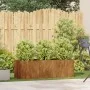 Jardinera oxidada 120x40x40 cm acero corten by , Pots and planters - Ref: Foro24-860681, Price: 98,12 €, Discount: %