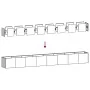 Jardinera de acero laminado en frío blanco 360x40x40 cm de , Maceteros y jardineras - Ref: Foro24-860697, Precio: 216,32 €, D...