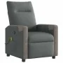 Sillón de masaje reclinable de tela gris oscuro by , Armchairs - Ref: Foro24-4104845, Price: 202,49 €, Discount: %