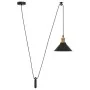 Lámpara colgante regulable en altura E27 negro brillante Ø 22cm von , Lampen - Ref: Foro24-4103443, Preis: 29,10 €, Rabatt: %