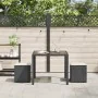 Taburetes de jardín con cojines 2 uds negro 40x40x43 cm von , Hocker für den Außenbereich - Ref: Foro24-4104039, Preis: 126,0...