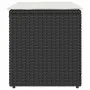 Taburetes de jardín con cojines 2 uds negro 40x40x43 cm von , Hocker für den Außenbereich - Ref: Foro24-4104039, Preis: 126,0...