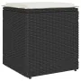 Taburetes de jardín con cojines 2 uds negro 40x40x43 cm von , Hocker für den Außenbereich - Ref: Foro24-4104039, Preis: 126,0...