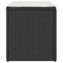 Taburetes de jardín con cojines 2 uds negro 40x40x43 cm von , Hocker für den Außenbereich - Ref: Foro24-4104039, Preis: 126,0...