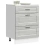 Mueble bajo de cocina porto gris sonoma madera reconstituida by , Kitchen cabinets - Ref: Foro24-854265, Price: 113,89 €, Dis...