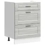 Mueble bajo de cocina porto gris sonoma madera reconstituida by , Kitchen cabinets - Ref: Foro24-854265, Price: 113,89 €, Dis...