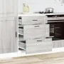 Mueble bajo de cocina porto gris sonoma madera reconstituida by , Kitchen cabinets - Ref: Foro24-854265, Price: 113,89 €, Dis...