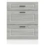 Mueble bajo de cocina porto gris sonoma madera reconstituida by , Kitchen cabinets - Ref: Foro24-854265, Price: 113,89 €, Dis...