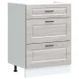 Mueble bajo de cocina porto gris sonoma madera reconstituida by , Kitchen cabinets - Ref: Foro24-854265, Price: 113,89 €, Dis...