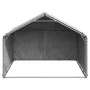 Caseta perros exterior con cubierta 2x2x1,5 m acero galvanizado by , Dog kennels - Ref: Foro24-4105408, Price: 110,29 €, Disc...