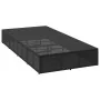 Tumbona con cojín flotante ratán sintético negro by , Loungers - Ref: Foro24-4104210, Price: 237,20 €, Discount: %