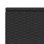 Tumbona con cojín flotante ratán sintético negro by , Loungers - Ref: Foro24-4104210, Price: 237,20 €, Discount: %