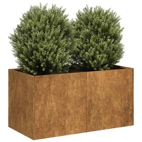 Jardinera oxidada 80x40x40 cm acero corten von , Töpfe und Pflanzgefäße - Ref: Foro24-860674, Preis: 74,61 €, Rabatt: %