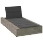 Tumbona con cojín flotante ratán sintético gris von , Liegen - Ref: Foro24-4104204, Preis: 218,79 €, Rabatt: %