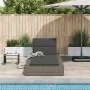 Tumbona con cojín flotante ratán sintético gris von , Liegen - Ref: Foro24-4104204, Preis: 218,79 €, Rabatt: %