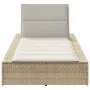 Tumbona con cojín flotante ratán sintético beige von , Liegen - Ref: Foro24-4104206, Preis: 218,79 €, Rabatt: %