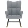 Silla mecedora de tela gris claro von , Schaukelstühle - Ref: Foro24-4016789, Preis: 127,17 €, Rabatt: %