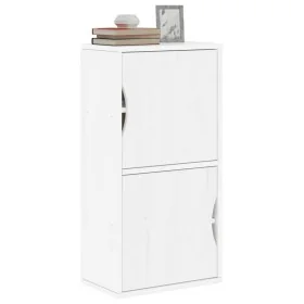 Mueble auxiliar ODDA blanco 40x24x79 cm madera maciza de pino by , Sideboards - Ref: Foro24-4103592, Price: 62,70 €, Discount: %