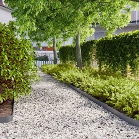 Bordes césped 10 uds antracita 10x103 cm acero laminado frío by , Garden edging and edging - Ref: Foro24-860132, Price: 39,71...