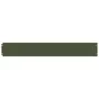 Bordes césped 50 uds acero laminado frío verde oliva 15x103 cm de , Ribetes y bordes para jardín - Ref: Foro24-860151, Precio...