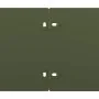 Bordes césped 50 uds acero laminado frío verde oliva 15x103 cm de , Ribetes y bordes para jardín - Ref: Foro24-860151, Precio...
