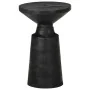 Mesa auxiliar madera maciza de mango negra Ø33x50 cm by , Side tables - Ref: Foro24-4017539, Price: 110,62 €, Discount: %