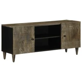 Mueble de TV madera maciza de mango gris claro 105x33,5x46 cm by , CD and DVD storage - Ref: Foro24-4017792, Price: 102,12 €,...