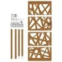 Puerta de jardín de acero desgastado diseño ligero 105x205 cm by , garden gates - Ref: Foro24-4100958, Price: 273,54 €, Disco...