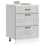 Mueble bajo de cocina Lucca madera contrachapada gris cemento by , Kitchen cabinets - Ref: Foro24-854273, Price: 105,45 €, Di...