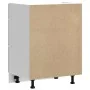 Mueble bajo de cocina Lucca madera contrachapada gris cemento by , Kitchen cabinets - Ref: Foro24-854273, Price: 105,45 €, Di...