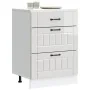 Mueble bajo de cocina Lucca blanca de alto brillo by , Kitchen cabinets - Ref: Foro24-854271, Price: 119,67 €, Discount: %