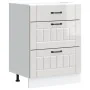 Mueble bajo de cocina Lucca blanca de alto brillo by , Kitchen cabinets - Ref: Foro24-854271, Price: 119,67 €, Discount: %