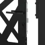 Puerta de jardín de acero negra diseño luminoso 105x155 cm by , garden gates - Ref: Foro24-4100951, Price: 213,34 €, Discount: %