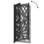 Puerta de jardín de acero negra diseño luminoso 105x205 cm by , garden gates - Ref: Foro24-4100953, Price: 266,18 €, Discount: %