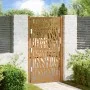 Puerta de jardín diseño con listón acero desgastado 105x180 cm de , Puertas de jardín - Ref: Foro24-4100987, Precio: 255,83 €...