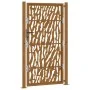 Puerta de jardín diseño con listón acero desgastado 105x180 cm de , Puertas de jardín - Ref: Foro24-4100987, Precio: 255,83 €...