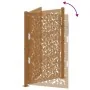 Puerta de jardín diseño de hojas de acero desgastado 105x155 cm by , garden gates - Ref: Foro24-4100966, Price: 215,94 €, Dis...