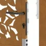 Puerta de jardín diseño de hojas de acero desgastado 105x155 cm by , garden gates - Ref: Foro24-4100966, Price: 215,94 €, Dis...
