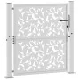 Puerta de jardín diseño de hojas de acero desgastado 105x105 cm by , garden gates - Ref: Foro24-4100964, Price: 168,21 €, Dis...