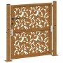Puerta de jardín diseño de hojas de acero desgastado 105x105 cm by , garden gates - Ref: Foro24-4100964, Price: 168,21 €, Dis...