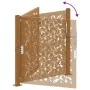 Puerta de jardín diseño de hojas de acero desgastado 105x105 cm by , garden gates - Ref: Foro24-4100964, Price: 168,21 €, Dis...