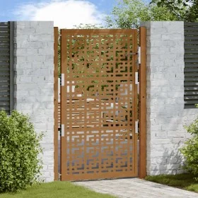 Puerta de jardín diseño en cruz de acero desgastado 105x155 cm von , Gartentore - Ref: Foro24-4101006, Preis: 215,94 €, Rabat...