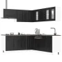 Mueble de cocina Kalmar negra 11 piezas madera contrachapada by , Kitchen cabinets - Ref: Foro24-3314912, Price: 731,41 €, Di...