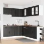 Mueble de cocina Kalmar negra 11 piezas madera contrachapada by , Kitchen cabinets - Ref: Foro24-3314912, Price: 731,41 €, Di...
